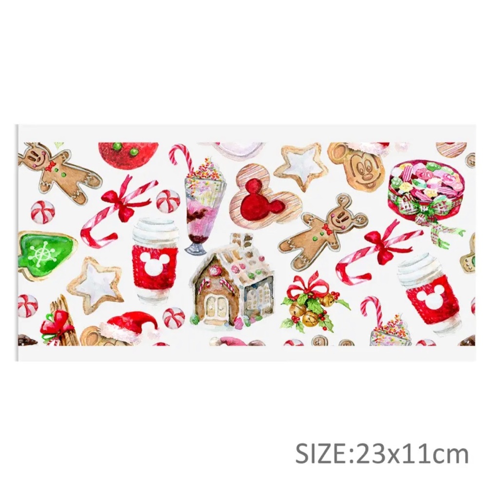 Disney Minnie Christmas Treats Ears DYI Transfer Mug Sticker